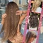 Lấp Lánh Sáng Bóng Tóc Tinsel Cầu Vòng Dazzles Nữ Bling Cho Bên Mũ Đội Đầu Tóc Lụa Phân Mở Rộng Tóc