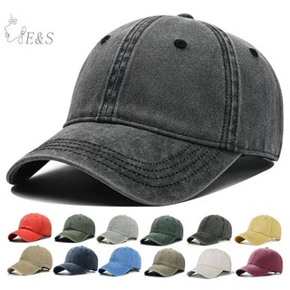 Strongaroetrtomj Nam Nữ Denim Rửa Bóng Chày Vintage Hip Hop Mũ Màu Xương Ngoài Trời Thể Thao Thông Thường VN
