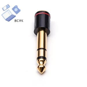 [BCVK]6.35mm 1 / 4 Đầu nối nam đến 3,5mm 1 / 8 Nữ Bộ chuyển đổi tai nghe âm thanh nổi Bộ chuyển đổi Jack âm thanh cho tai nghe cáp Aux t
