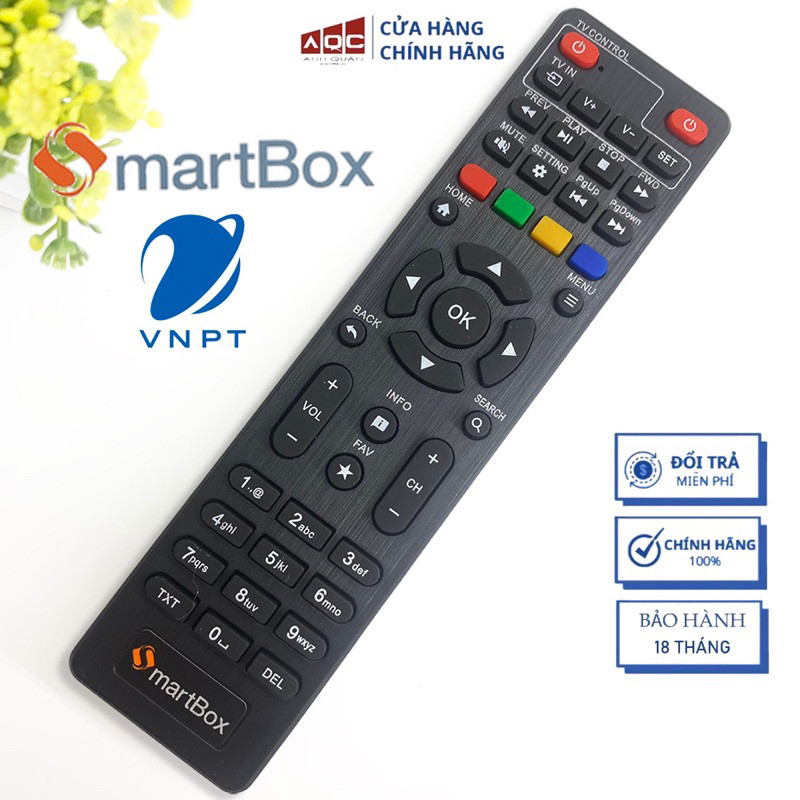 Remote điều khiển đầu thu Mytv VNPT SMARTBOX và FPT SMART BOX | Shopee ...