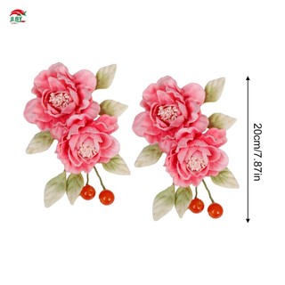 【COD】Tóc Barrettes Với Hoa Hồng Trang Trí Phong Cách Trung Hoa Handmade Phụ Kiện Tóc Cho Áo Váy Làm Kiểu Tóc Dụng Cụ