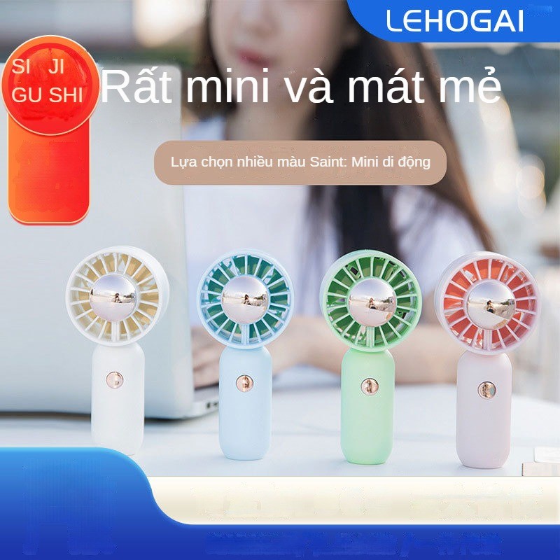 Quạt Cầm Tay Sạc USB Di Động Ký Túc Xá Sinh Viên Bỏ Túi Quạt Văn Phòng Ngoài Trời Mini Cầm Tay Quạt Nhỏ