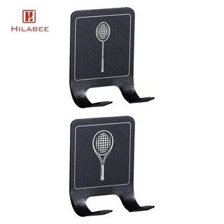 HILABEE Sắp Xếp Lưu Trữ Treo Tường Vợt Tennis Giá Sleek Di Động Đa Năng Cho Phòng Ngủ