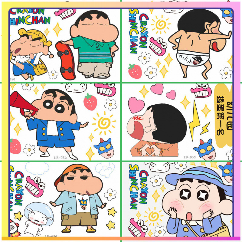 Crayon Shin-Chan Dán Nhân Vật Dán Xe Máy Dán Chống Thấm Nước Dán Xe Ô Tô Dán Tủ Lạnh Dán Tường JCGC