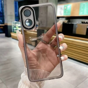 Ốp Điện Thoại Cho OPPO Reno 10 Pro 8Z 7Z 8T 4G 5G 7 8 Lite Ốp Lưng Bảo Vệ Camera Rơi Trong Suốt Bìa Mềm