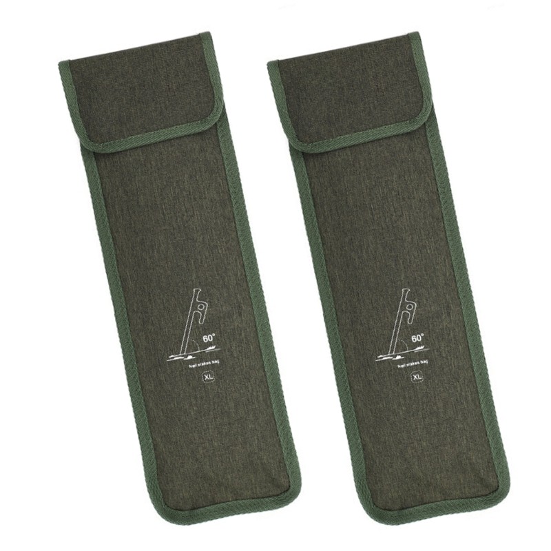 2Pcs Oxfords Cloth Tent Stake Storage Bag Camping Tent Accessories Storage Bag