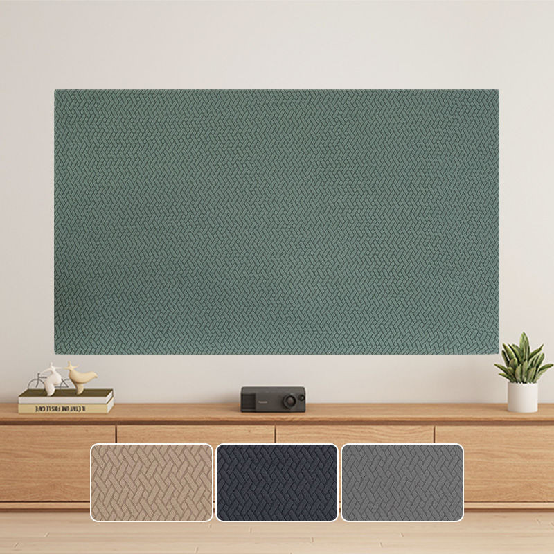 SANCHENG3C14 [Vỏ che bụi đẹp] Phong cách mới LCD TV che bụi Vải 216cm 250cm Ánh sáng sang trọng treo bao gồm tất cả Vỏ bảo vệ màn hình LCD