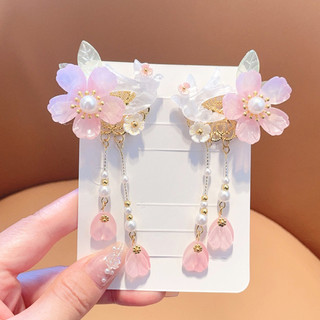 Kẹp Tóc Hoa Trung Quốc Ngọc Trai Trang Trí Ánh Sáng Sang Trọng Tinh Tế Barrettes Phụ Kiện Sinh Nhật Sân Khấu Đảng Kiểu Tóc Làm
