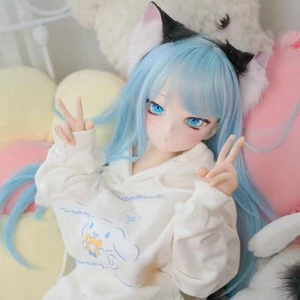 Chính hãng bjd Toàn Thân Búp Bê Silicon Hình Di Chuyển Khớp Hai Chiều Búp Bê Anime Búp Bê Không Bơm Hơi
