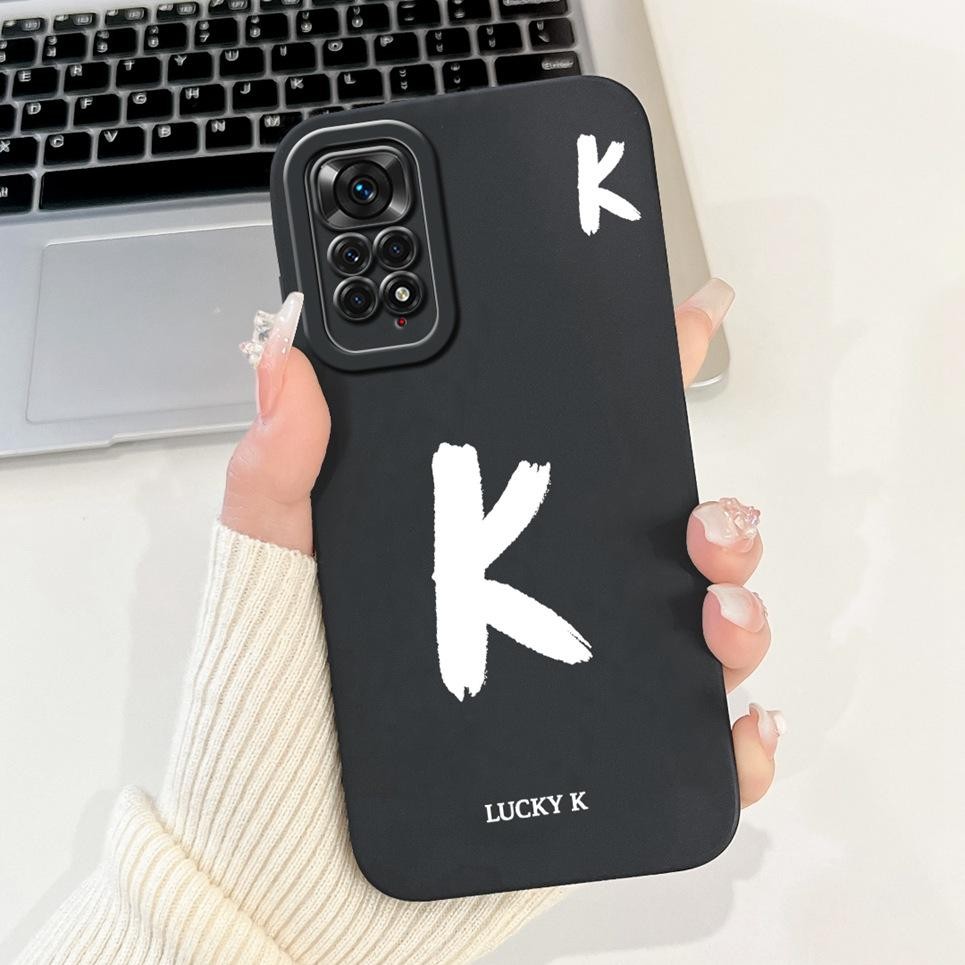 Dành Cho Xiaomi Redmi Note 11 11S / Note 11 Pro 4G 5G / Note 11 Pro + 5G Ấn Độ Ốp Điện Thoại TPU Mềm Vỏ Silicon Họa Tiết Chữ Chống Sốc
