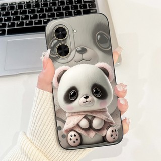 Vỏ Hoạt Hình Dễ Thương Cho Xiaomi Poco C71 / Redmi A5 Vỏ Điện Thoại Thỏ Vương Miện Mèo Silicon Lỏng Vỏ Bảo Vệ Ống Kính Vỏ Mềm