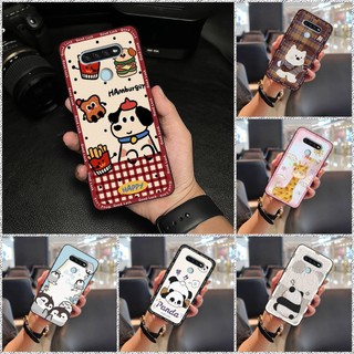 Ốp Điện Thoại Bền Chống Bụi Bẩn Cho LG Q51 Động Vật Hoạt Hình Dễ Thương TPU Mềm Ốp Lưng Chống Va Đập Chống Bụi Thiết Kế Thời Trang Bảo Vệ Túi Điện Thoại Bọc Toàn Bộ Graffiti Chống Sốc