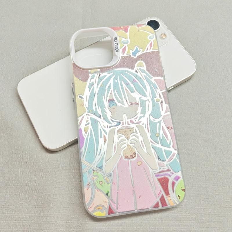 Ốp lưng iPhone hình Hatsune Miku công nghệ IMD chống trầy xước | Tương thích iPhone 16/15/14/13/12/11 Pro Max/XR/XS Max