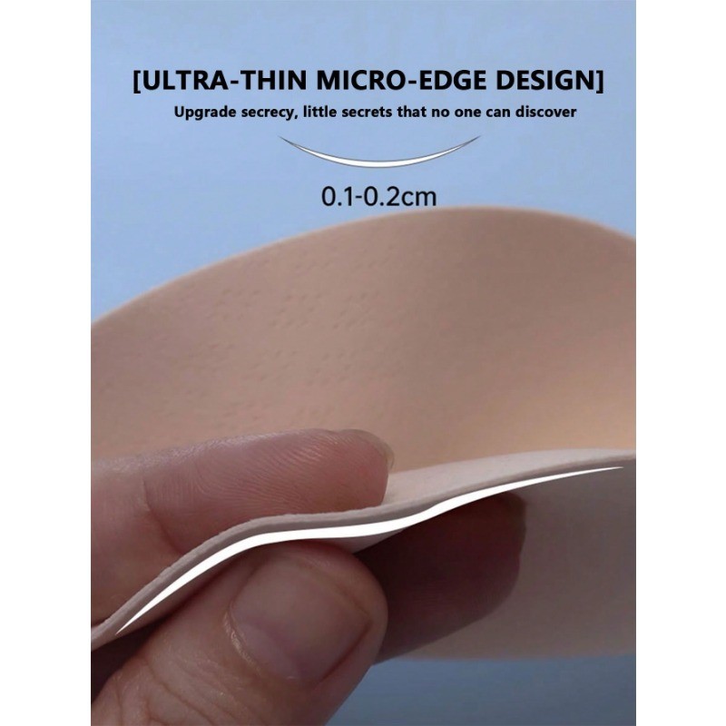 Miếng Lót Ngực Tròn Siêu Mỏng từ Cao Su Tự Nhiên - Thoáng Khí Cho Thể Thao và Đồ Bơi