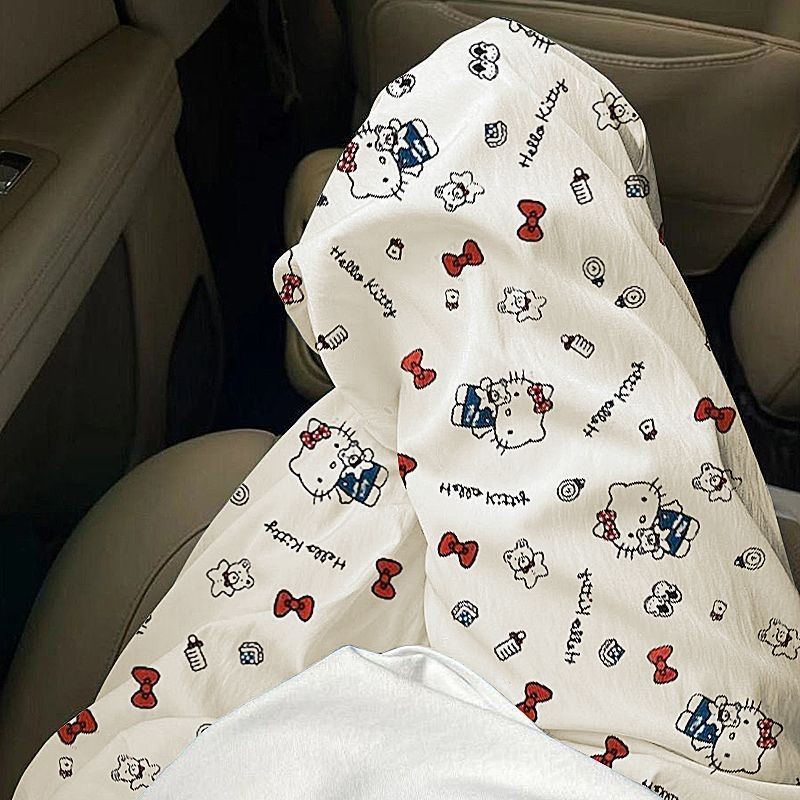 Polka dot pants Quần casual in hình chó cotton mây phong cách Hàn Quốc