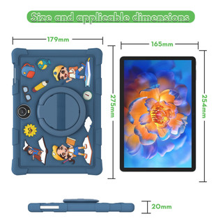 Dành cho OPPO Pad SE 11 2025 OPD2417 360 °Vỏ xoay có tay cầm Dây đeo vai hoạt hình trẻ em