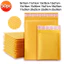 10-50 Cái Bưu Thiếp Vận Chuyển Chống Tamper | Lớp lót bong bóng cực dày & khu vực niêm phong rộng, Túi đóng gói chống thấm nước bằng giấy Kraft PE +