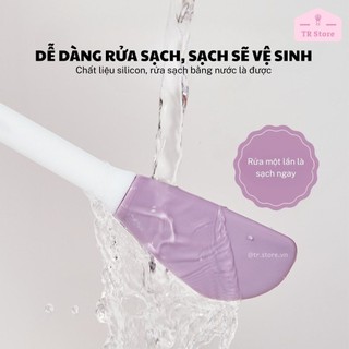 Cọ silicon đắp mặt nạ 2 đầu chuyên dụng GECOMO - Thoa mặt nạ đều, sạch sẽ