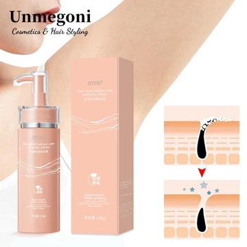 Kem Tẩy Lông Toàn Thân UNMEGONI, Dưỡng Ẩm 100g Kem Tẩy Lông Nách, Chất Lượng Cao Mịn Da Thu Nhỏ Lỗ Chân Lông Kem Tẩy Unisex