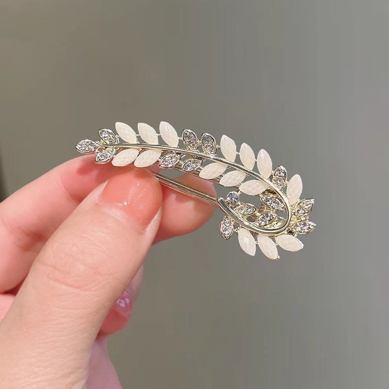 Kẹp Tóc Mauropoli Phong Cách Mới với Chiếc Opal Lúa Mì - Sản Phẩm Cao Cấp và Tinh Tế