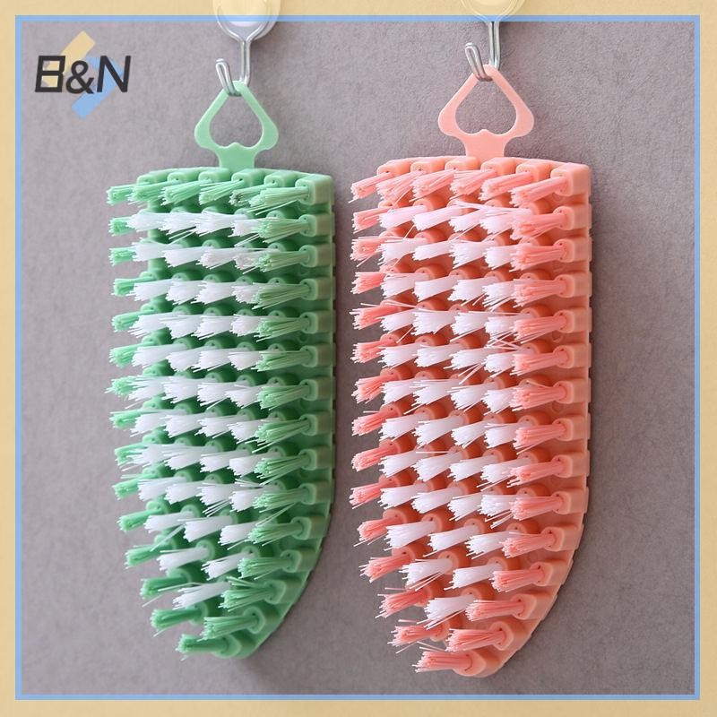 Bàn chải làm sạch linh hoạt đa chức năng B & N Bàn chải làm sạch bếp gia đình Bàn chải làm sạch bồn tắm Máy chà sàn gạch Bàn chải quần áo Dụng cụ gia đình.