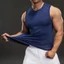 Áo vest thể dục màu đỏ mùa hè dành cho nam