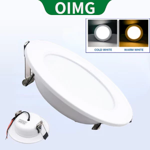 Oimg 5W 9W 12W 15W 18W Đèn Led Pin Bảng Đèn Downlight Đèn trần âm trần, Tròn 220V