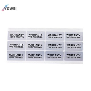 YOWEI 100 Miếng Dán Bảo Hành Bảo Hành (40mm * 20mm) Miếng Dán Nhãn Void Chống Tamper VN