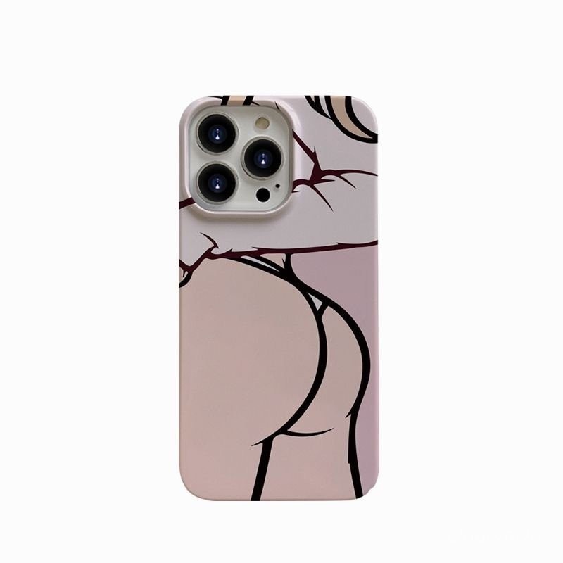 Ốp Điện Thoại QYJS Gợi Cảm Thích Hợp Cho IPhone 7 8 PLUS 11 12 PRO 13 14 15 16 ProMax X XS XR XSMAX 14 15 16 PLUS Vỏ Phim Đơn Giản Cứng Chống Bụi Bẩn IQOC