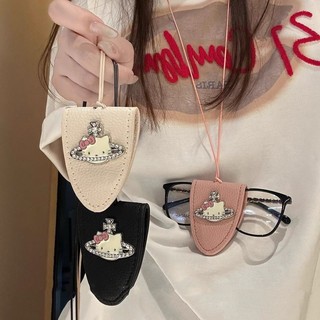 Vòng cổ kính da từ tính hoạt hình dễ thương ngọt ngào