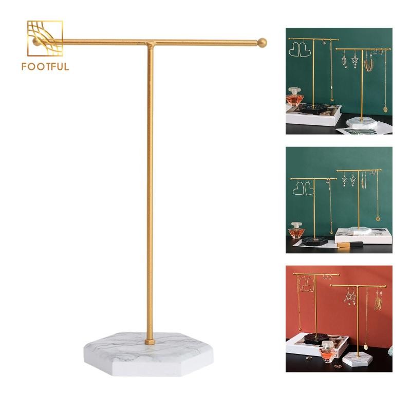 Giá đỡ trang sức Hiển thị Giá treo Lưu trữ Đế đá cẩm thạch Kệ vàng cho bông tai Vòng đeo tay Vòng cổ đồng hồ
