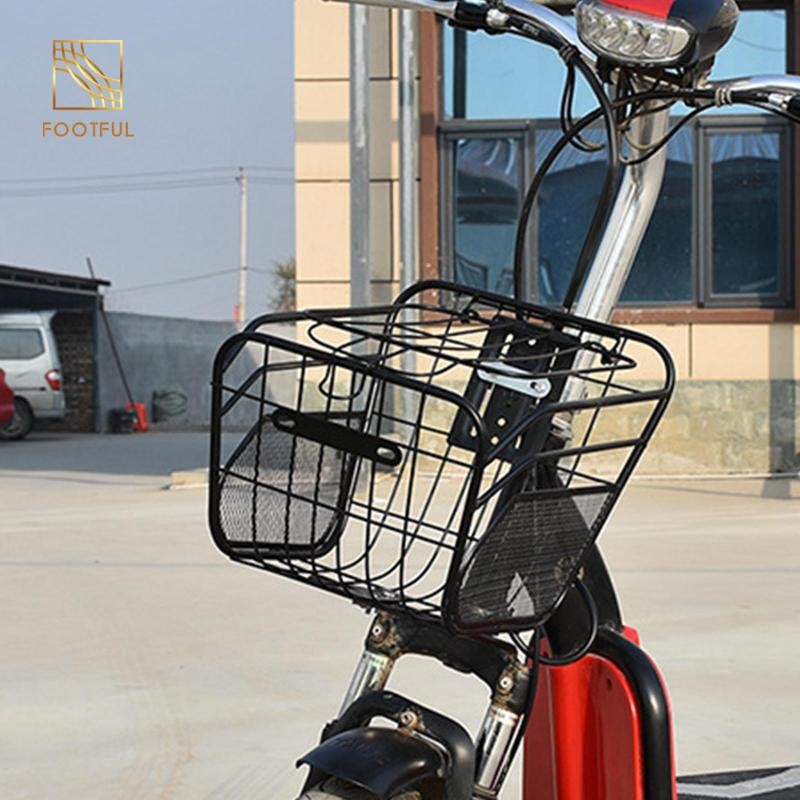 Giỏ kim loại xe đạp điện đa năng, điện chống nước có thể tháo rời bền bỉ