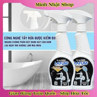 Chai Xịt Tẩy Cặn Canxi LAFUM Chống Ăn Mòn Inox Vệ Sinh Vòi Rửa, Vòi Sen, Vách Kính - HÃNG LAFUM
