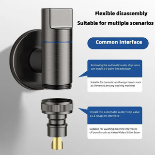 Van Nước Mở Nhanh Inox Cho Máy Giặt – Thép Không Gỉ, Đóng Mở Nhanh, Bền Chắc, Chống Rò Rỉ Nước