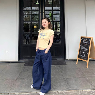 áo thun hàn nữ vàng chanh ôm body mùa hè  baby tee croptop  áo phông  local brand  Eleclassm