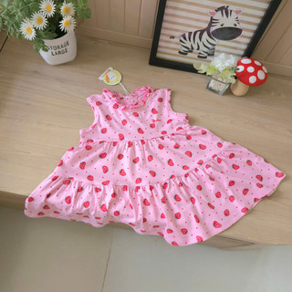 Váy xòe 2 tầng Bunnybaby xin xắn chất thun cotton mềm cho bé 1-5 tuổi