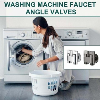 Van góc khóa nước tự động đa năng, lắp cho máy giặt bidet phòng tắm, bền đẹp giá hợp lý