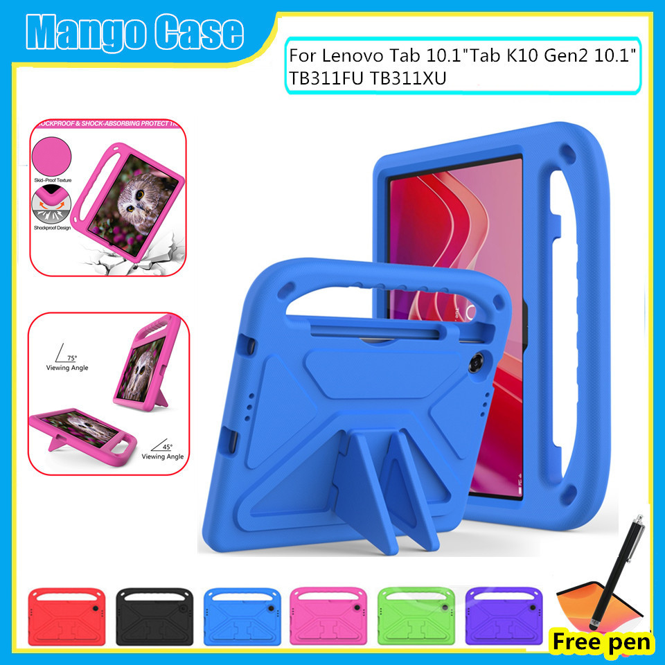 Ốp Lưng Cho Lenovo Tab 10.1inch 2025 Tab K10 Gen2 10.1inch TB311FU TB311XU Trẻ Em Eva Chống Sốc An Toàn Trẻ Em Tay Cầm Đứng Vỏ Bảo Vệ Máy Tính Bảng Cầm Tay