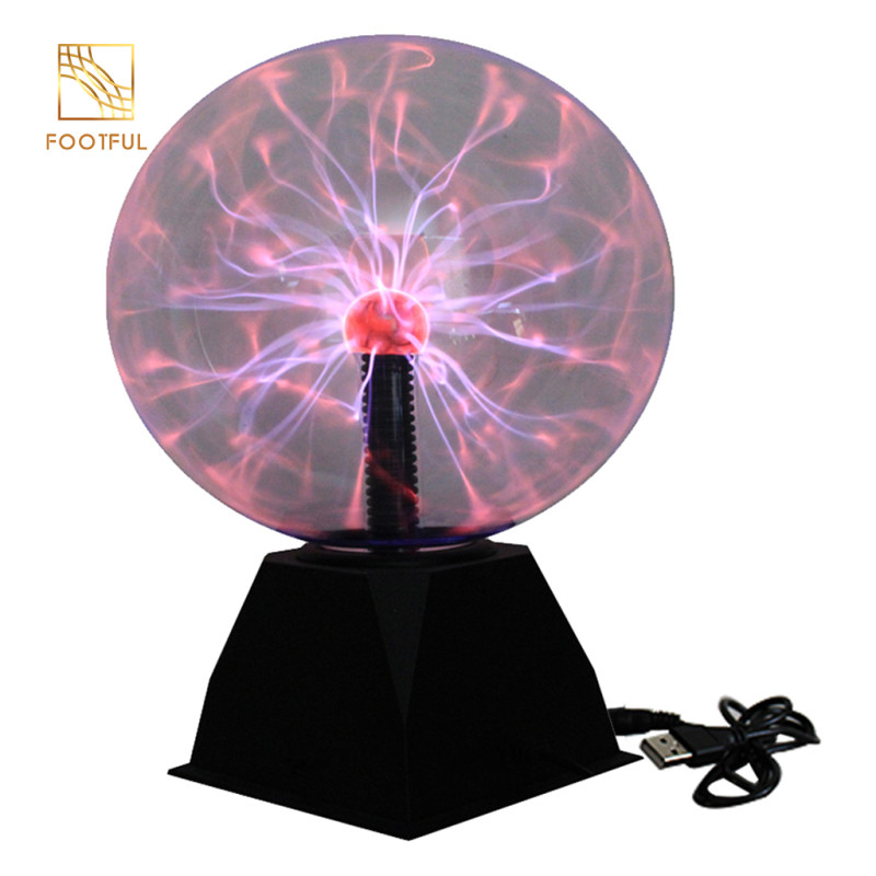 Đèn bàn quả cầu Plasma pha lê lấp lánh cho bữa tiệc Disco