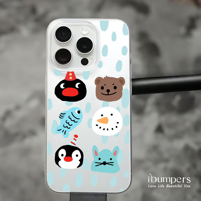 ibumpers Ốp Điện Thoại iPhone Dễ Thương Đơn Giản Họa Tiết Tiếng Anh Ốp Lưng Trong Suốt Nhám Mờ Chống Bẩn Chống Sốc Cho IPhone 16 15 14 12 13 11 Pro Max IP 7 8 Plus X XS XR