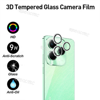 Infinix Hot 40 40Pro Vòng kim loại Bảo vệ ống kính máy ảnh Infinix Hot 40 Pro Hot40 Pro Kính cường lực Full Cover Phim bảo vệ