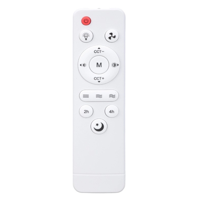 Điều khiển từ xa Star IR cho đèn quạt trần có độ sáng và cài đặt nhiệt độ màu có thể điều chỉnh