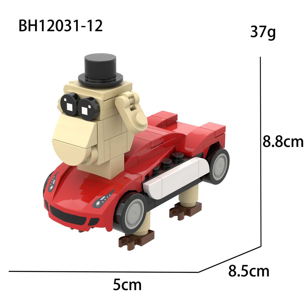 HK1 Ý Brainrot khối xây dựng Tralalero Tralala Bombardier Crocodilo TungTung Saur Mô Hình Búp Bê KH1