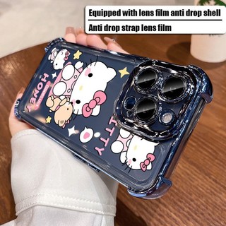 Ốp Điện Thoại Tranh Hồng Fashion Cat Cho Realme C63 C60 C75 GT7 Pro C51 C53 C55 C35 C33 C31 C30 C30S C11 Note 50 Narzo 50i 50A Prime Trong Suốt Bảo Vệ Toàn Diện Vỏ Mềm Chống Sốc
