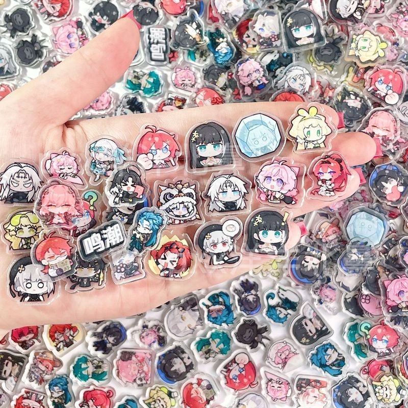 Wuthering Waves 2cm Acrylic Charm DIY Kit Anime Con Freebie & Shaker Craft