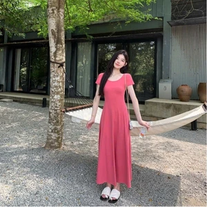 Váy đầm nữ mùa hè dáng dài hàng QCCC chất liệu co giãn mát mịn xu hướng hottrend XIMIMI SP301