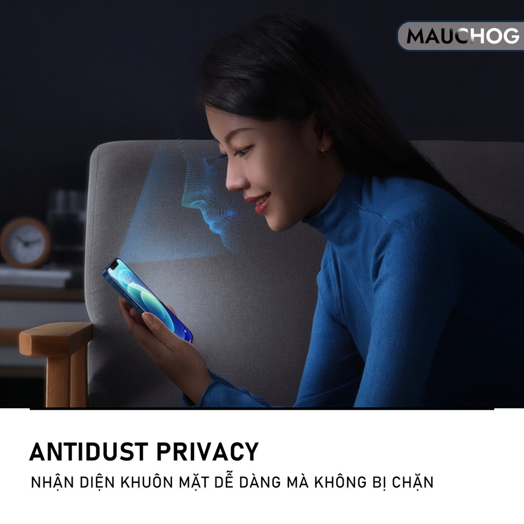 Kính Cường Lực Chống Nhìn Trộm Có Khung Dán Lấy Bụi Cho Điện Thoại iPhone 17 Pro Max 16 15 14 13 12