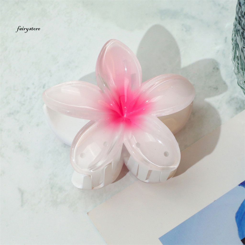 Fairystore| Phụ Nữ Tạo Kiểu Tóc Dụng Cụ Màu Gradient Hoa Tóc Móng Vuốt Chống Trơn Trượt Cho Nữ Dụng Cụ Tạo Kiểu Tóc Đông Nam Á Yêu Thích Phụ Kiện Tóc