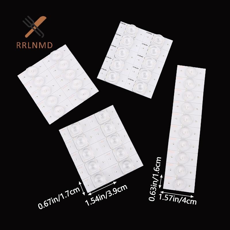 RRLNMD 10 Chiếc Hạt LED 3V 6V LCD TV LED Hạt Ánh Sáng SMD Hạt Đa Năng Cắt Nhôm Tivi Đèn Nền Dải Cho 32-65 Inch LED TV Sửa Chữa MỚI