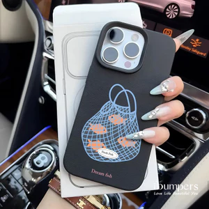 ibumpers Ốp Điện Thoại iPhone Họa Tiết Lưới Cá Vui Nhộn Hợp Thời Trang Cho IPhone 16 15 14 12 13 11 Pro Max IP 7 8 Plus X XS XR Ốp Lưng Mỏng Silicon Mềm Da Họa Tiết